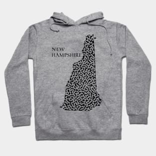 State of New Hampshire Maze Hoodie